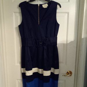 Kate Spade navy blue cocktail dress with pockets size 6